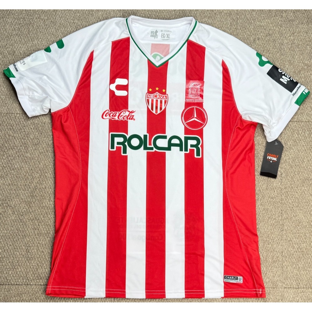 Charly Futbol 2017/18 Club Necaxa 3rd Kit #1 Luis Soccer Jersey Size XL